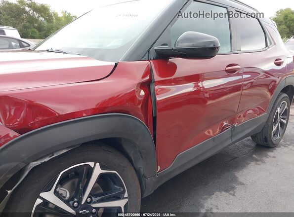 KL79MTSL7PB088108 2023 CHEVROLET TRAILBLAZER Красный Вид спереди