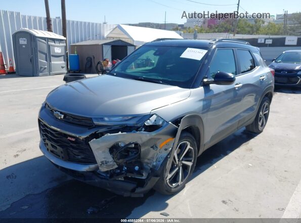 KL79MTSL7PB158741 2023 CHEVROLET TRAILBLAZER Gray Передня ліва чверть
