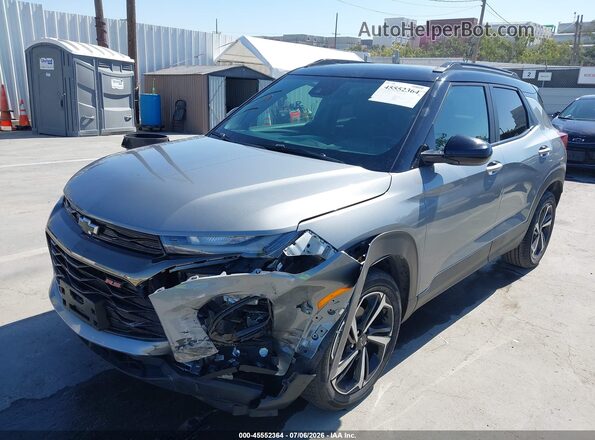KL79MTSL7PB158741 2023 CHEVROLET TRAILBLAZER Gray Вид спереду