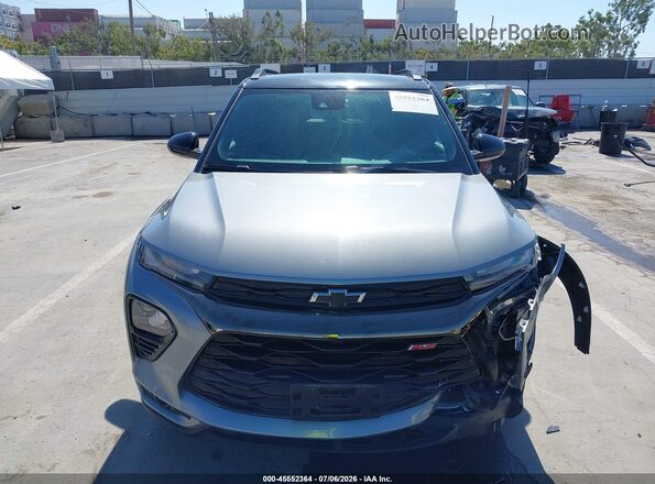 KL79MTSL7PB158741 2023 CHEVROLET TRAILBLAZER Gray Вид щитка приладів