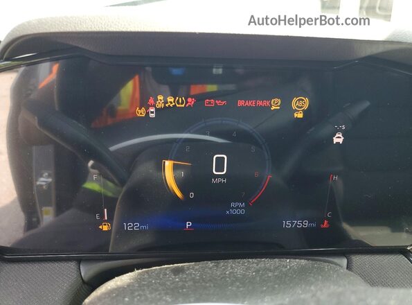 KL79MTSL7SB079837 2025 CHEVROLET TRAILBLAZER Gray ხელსაწყოთა პანელის ხედი