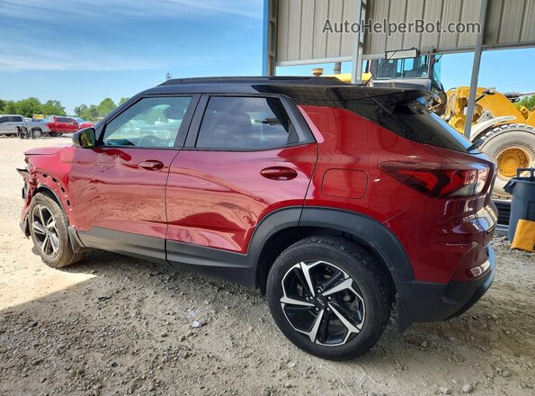 KL79MTSL8MB123086 2021 CHEVROLET TRAILBLAZER Красный Задняя левая четверть