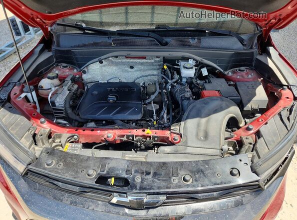 KL79MTSL8MB123086 2021 CHEVROLET TRAILBLAZER Красный Вид подкапотного пространства