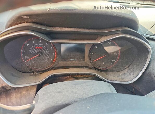 KL79MTSL8NB036063 2022 CHEVROLET TRAILBLAZER Black Vista del cuadro de instrumentos