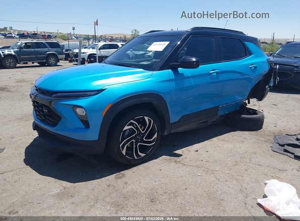KL79MTSL8SB091950 2025 CHEVROLET TRAILBLAZER Синий Передняя левая четверть