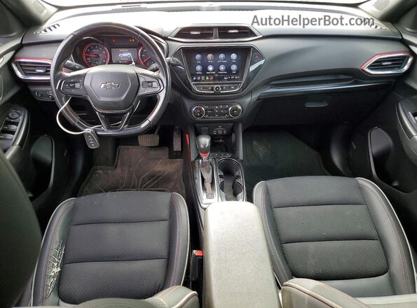 KL79MTSL9MB052500 2021 CHEVROLET TRAILBLAZER Gray წინა პანელის ხედი
