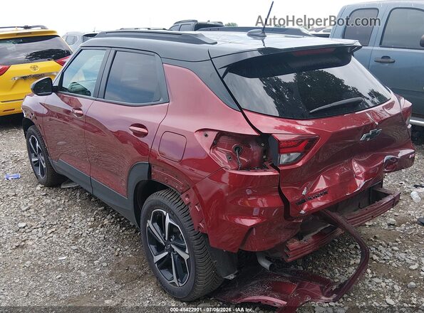 KL79MTSL9NB115550 2022 CHEVROLET TRAILBLAZER Red Հետևի ձախ