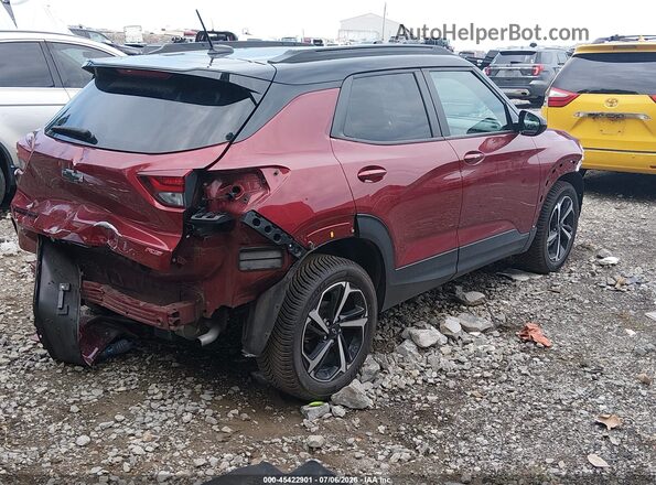 KL79MTSL9NB115550 2022 CHEVROLET TRAILBLAZER Red Հետևի աջ