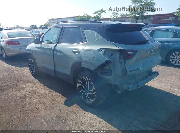 KL79MTSL9RB062323 2024 CHEVROLET TRAILBLAZER Green Rear left