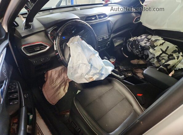 KL79MTSLXNB041619 2022 CHEVROLET TRAILBLAZER White წინა პანელის ხედი