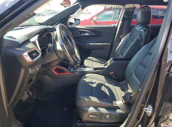 KL79MTSLXNB068111 2022 CHEVROLET TRAILBLAZER Black Widok wnętrza z przodu
