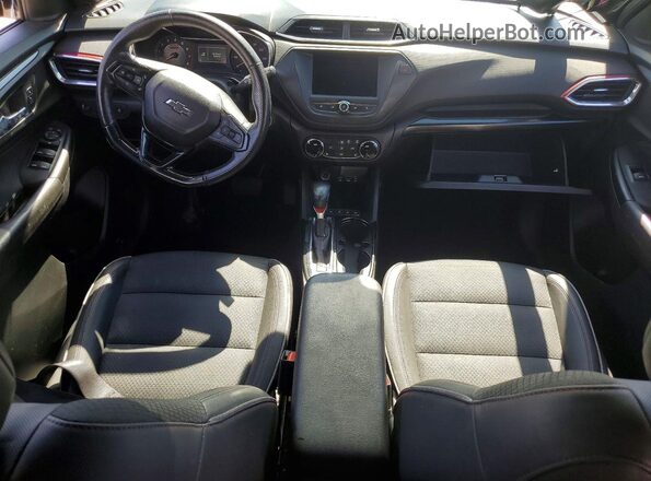 KL79MTSLXNB068111 2022 CHEVROLET TRAILBLAZER Black Widok deski rozdzielczej