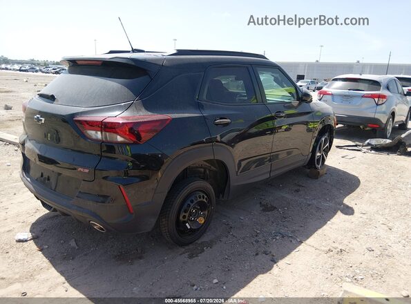 KL79MTSLXNB069825 2022 CHEVROLET TRAILBLAZER Black Задня права чверть