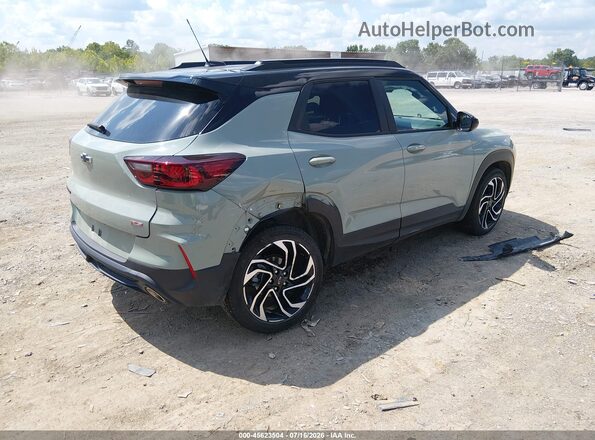 KL79MTSLXRB045997 2024 CHEVROLET TRAILBLAZER Зеленый Задняя правая четверть