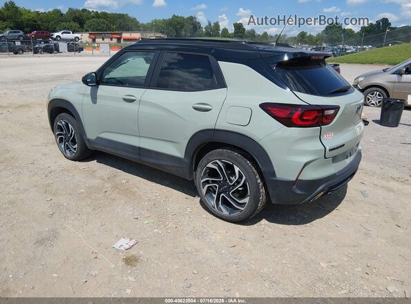 KL79MTSLXRB045997 2024 CHEVROLET TRAILBLAZER Зеленый Задняя левая четверть
