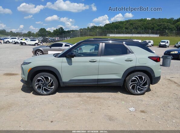 KL79MTSLXRB045997 2024 CHEVROLET TRAILBLAZER Зеленый Панорамный вид салона 360°