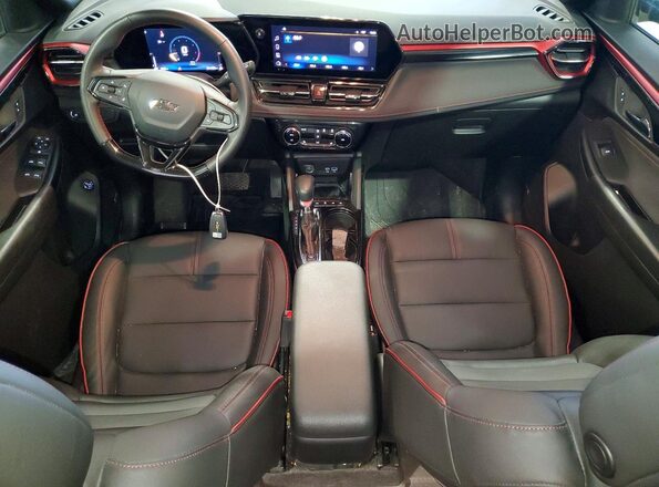 KL79MTSLXRB070012 2024 CHEVROLET TRAILBLAZER Black Widok deski rozdzielczej