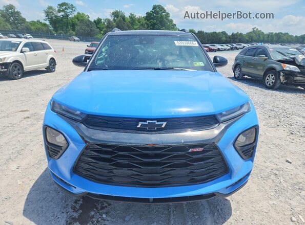 KL79MUSL0PB041055 2023 CHEVROLET TRAILBLAZER Blue Widok z przodu
