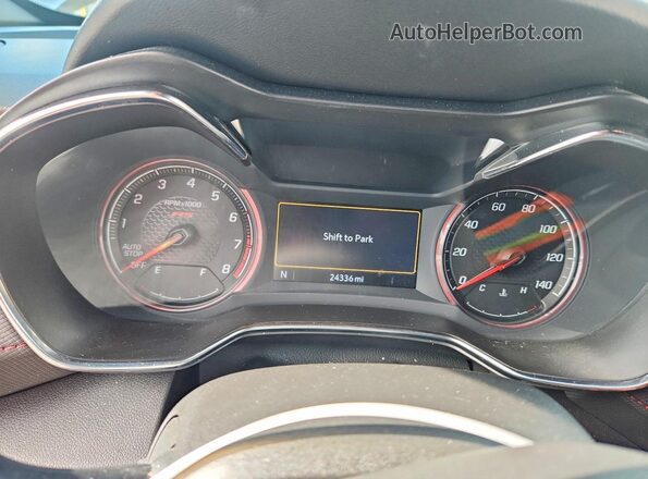 KL79MUSL0PB120371 2023 CHEVROLET TRAILBLAZER Black Вид щитка приладів