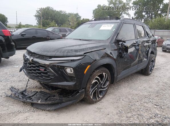 KL79MUSL0RB146018 2024 CHEVROLET TRAILBLAZER Черный Передняя левая четверть