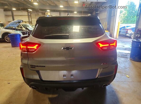 KL79MUSL1PB097425 2023 CHEVROLET TRAILBLAZER Gray უკანა ხედი