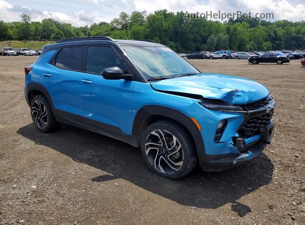KL79MUSL1SB092086 2025 CHEVROLET TRAILBLAZER Blue Delantero derecho