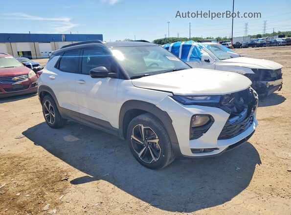 KL79MUSL2MB152766 2021 CHEVROLET TRAILBLAZER White Передня права чверть