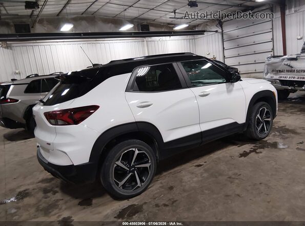 KL79MUSL2PB132439 2023 CHEVROLET TRAILBLAZER White Trasero derecho