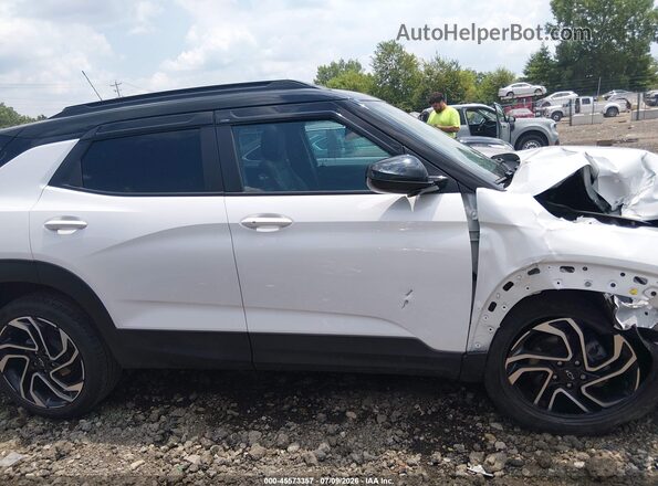 KL79MUSL2SB097121 2025 CHEVROLET TRAILBLAZER White Вид щитка приладів