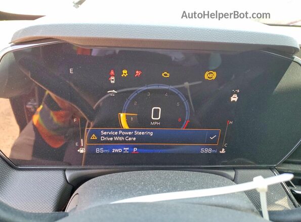 KL79MUSL2TB136565 2026 CHEVROLET TRAILBLAZER Red ხელსაწყოთა პანელის ხედი