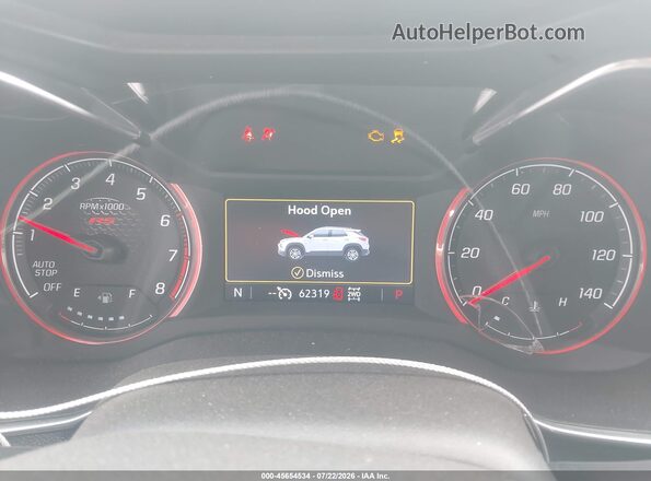 KL79MUSL3MB154428 2021 CHEVROLET TRAILBLAZER White უკანა სავარძლების ხედი