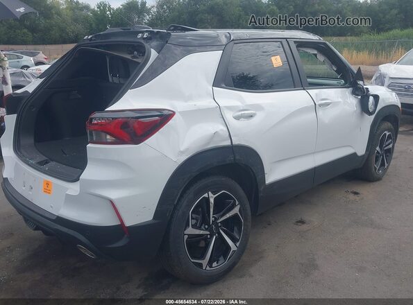 KL79MUSL3MB154428 2021 CHEVROLET TRAILBLAZER White უკანა მარჯვენა