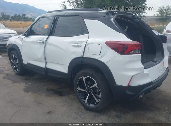 KL79MUSL3MB154428 2021 CHEVROLET TRAILBLAZER White უკანა მარცხენა