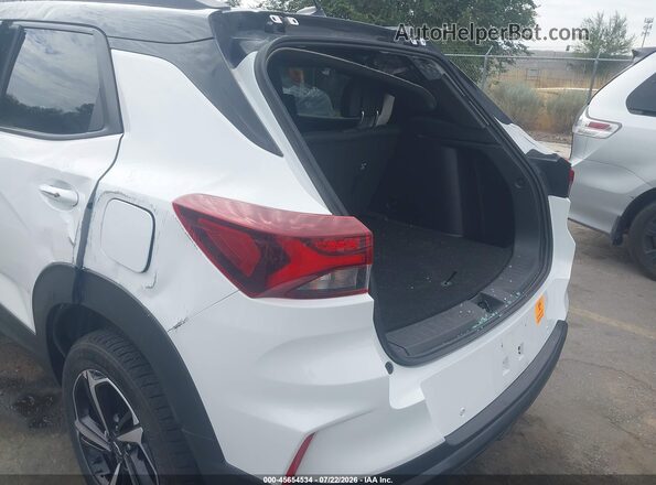 KL79MUSL3MB154428 2021 CHEVROLET TRAILBLAZER White უკანა სალონის ხედი