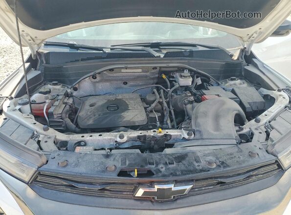KL79MUSL3MB160648 2021 CHEVROLET TRAILBLAZER White Vista del compartimento del motor