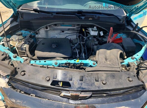 KL79MUSL3NB078470 2022 CHEVROLET TRAILBLAZER Turquoise Շարժիչի բաժամունքի տեսք