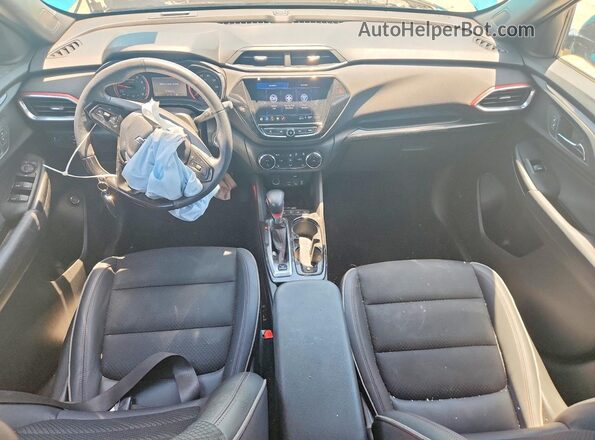 KL79MUSL3NB078470 2022 CHEVROLET TRAILBLAZER Turquoise Առջևի վահանակի տեսք