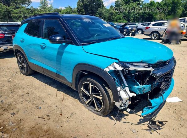 KL79MUSL3NB078470 2022 CHEVROLET TRAILBLAZER Turquoise Առջևի աջ