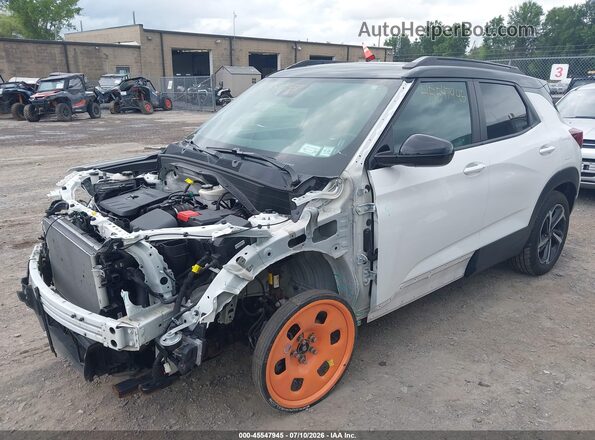 KL79MUSL3PB020135 2023 CHEVROLET TRAILBLAZER White Առջևի ձախ երեք քառորդ տեսարան
