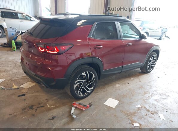 KL79MUSL3RB051386 2024 CHEVROLET TRAILBLAZER Красный Задняя правая четверть