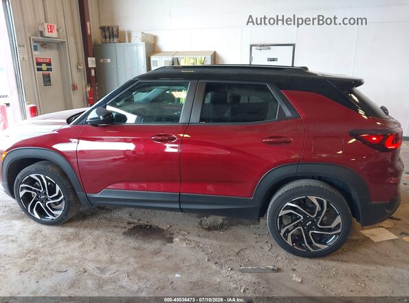 KL79MUSL3RB051386 2024 CHEVROLET TRAILBLAZER Красный Панорамный вид салона 360°