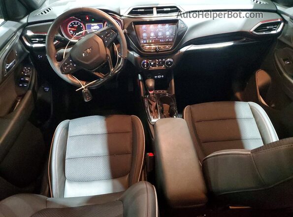 KL79MUSL4NB032310 2022 CHEVROLET TRAILBLAZER Black Вид панелі приладів