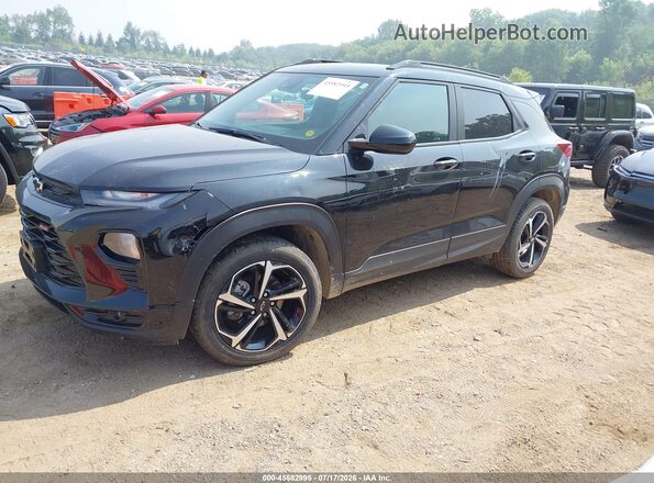 KL79MUSL4NB044246 2022 CHEVROLET TRAILBLAZER Black Front left