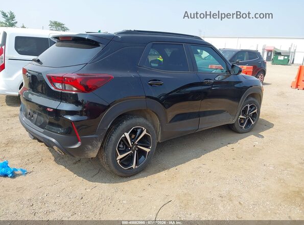 KL79MUSL4NB044246 2022 CHEVROLET TRAILBLAZER Black Rear right