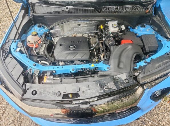 KL79MUSL5PB086525 2023 CHEVROLET TRAILBLAZER Синий Вид подкапотного пространства