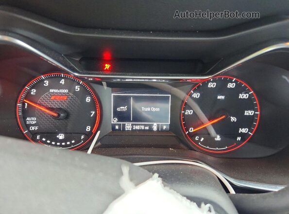 KL79MUSL5PB086525 2023 CHEVROLET TRAILBLAZER Синий Вид щитка приборов