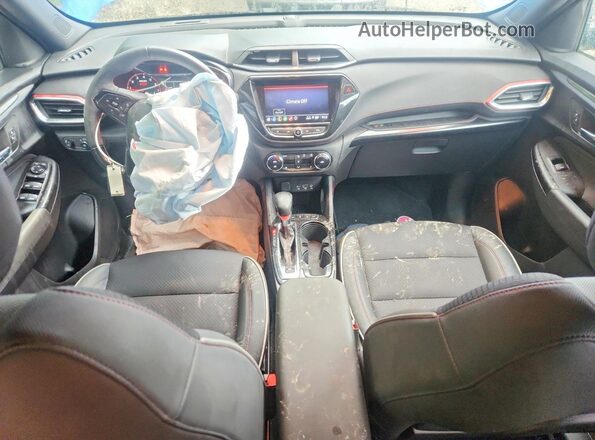 KL79MUSL5PB086525 2023 CHEVROLET TRAILBLAZER Синий Вид панели приборов