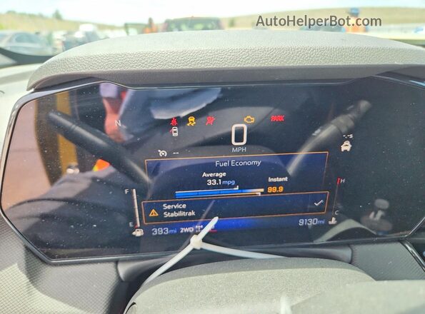 KL79MUSL5RB091324 2024 CHEVROLET TRAILBLAZER Gold ხელსაწყოთა პანელის ხედი