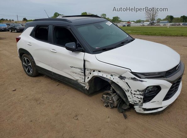 KL79MUSL6NB016397 2022 CHEVROLET TRAILBLAZER White Przód prawy