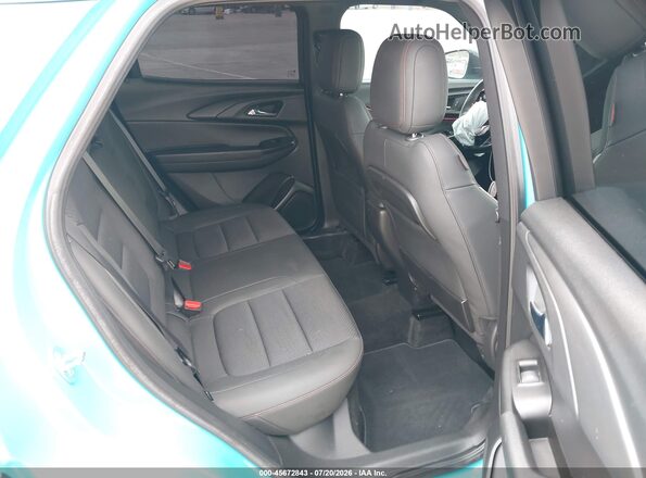 KL79MUSL6NB076261 2022 CHEVROLET TRAILBLAZER Turquoise Widok naklejki z numerem VIN